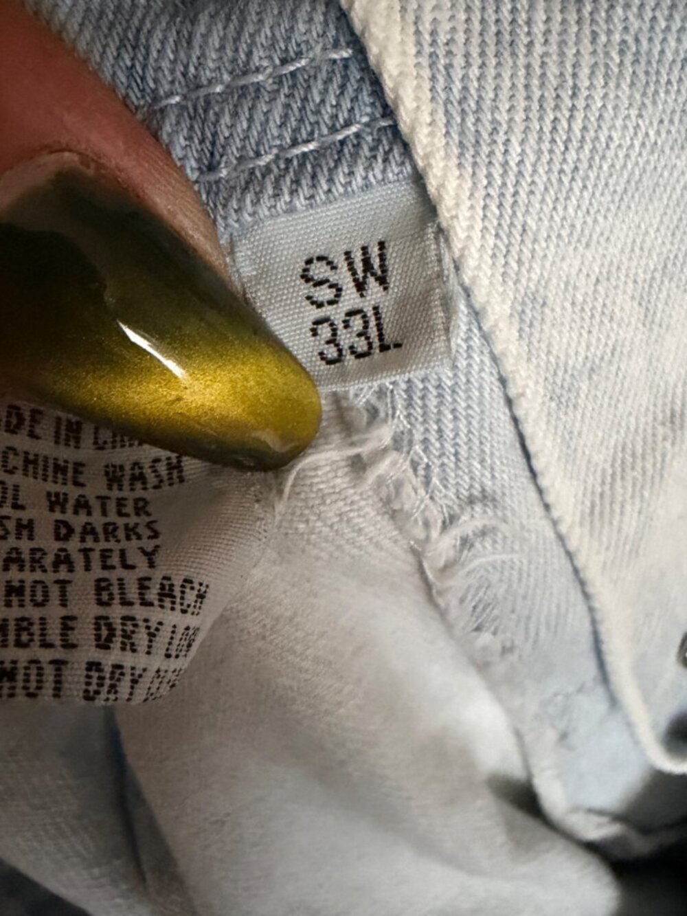 Vintage Bugle Boy Light Wash Denim Overalls With Adjustable Straps & Multiple Ut - Picture 10 of 10